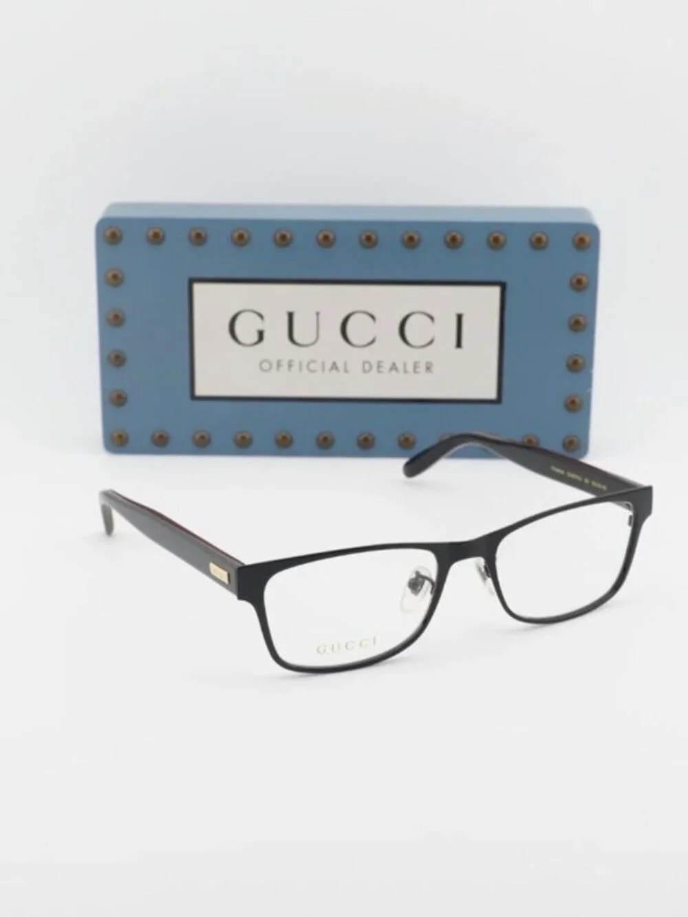 Gucci GG0274OJ 001 Rectangle Eyeglasses 55mm – Black